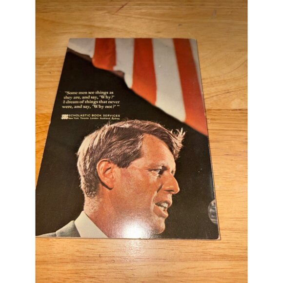 RFK 1925–1968 James A. Hudson 1970 Paperback Book Robert F. Kennedy Scholastic - Picture 2 of 8